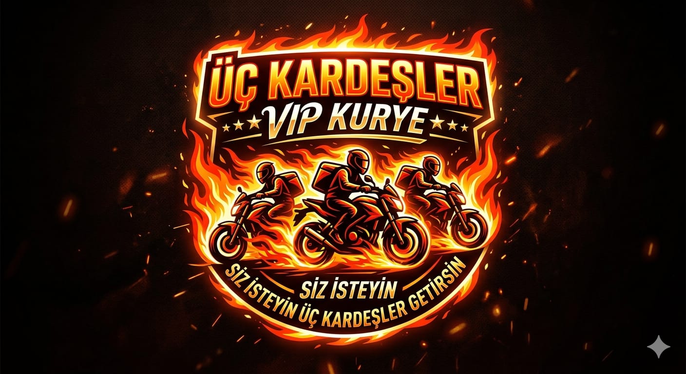 Üç Kardeşler VIP Kurye Logo
